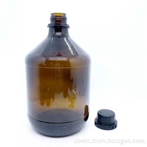 Chemical Pharmaceutical 2500ml Amber Glass Reagent Bottles